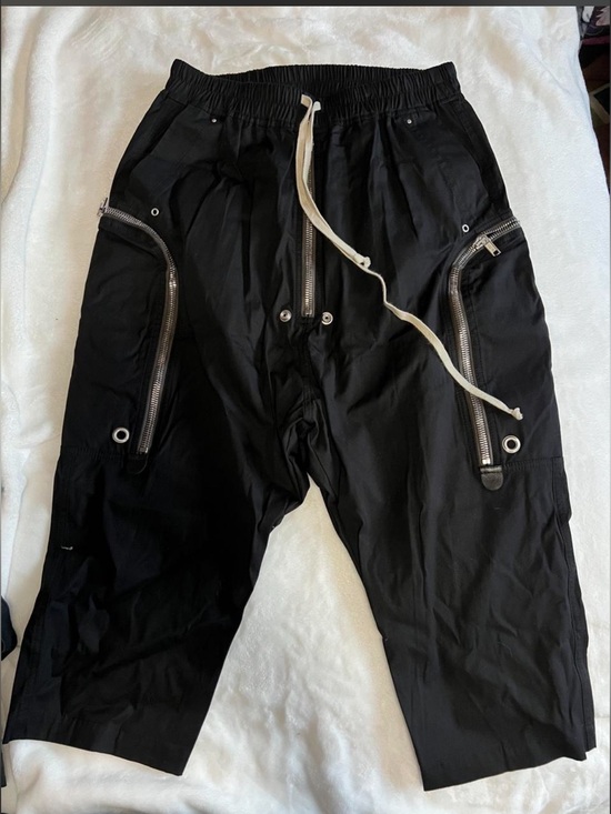 Rick Owens Other - Rick Owens Black Cargo Pants with Exposed Zippers